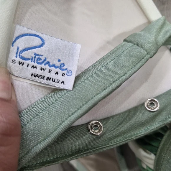 Green and White Camouflage Bikini - Picture 8 of 9